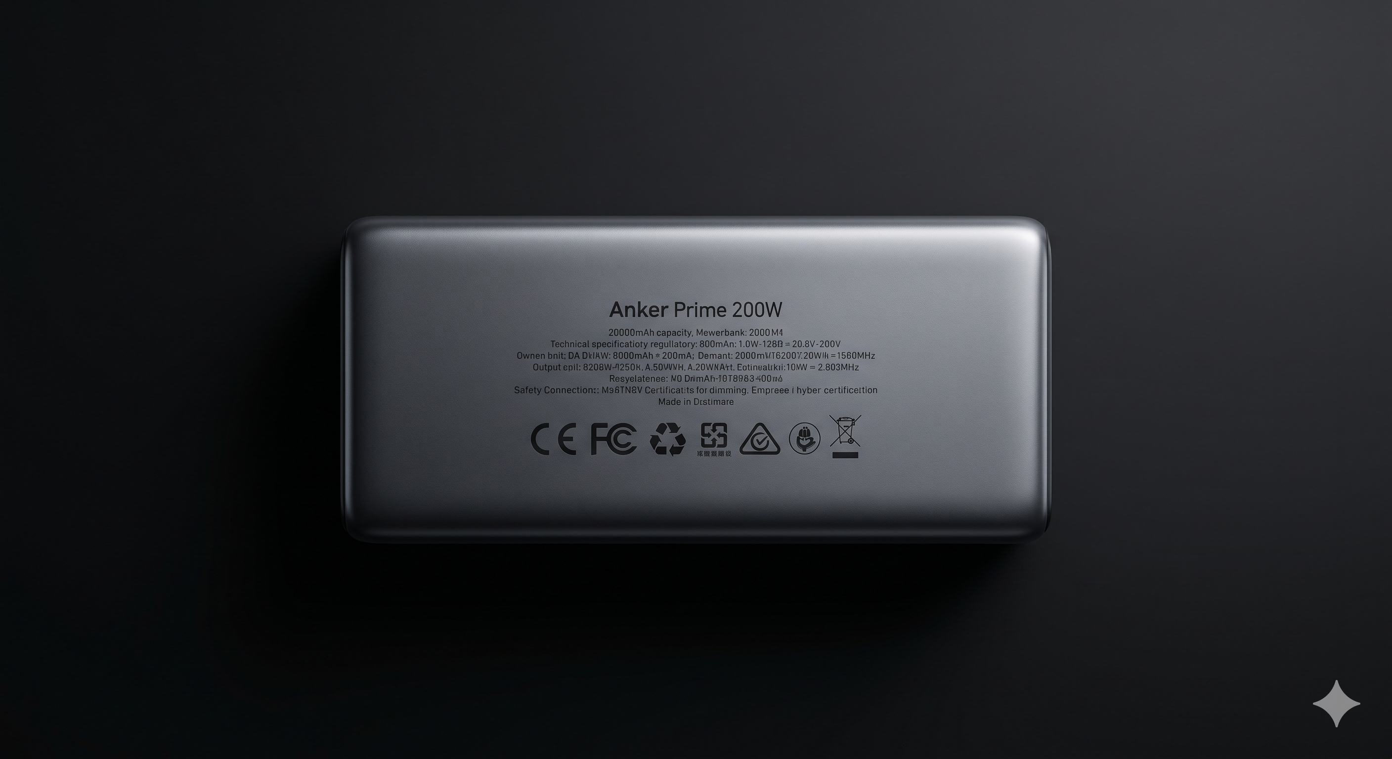 Batería Portátil Ultra Rápida Anker Prime 20,000mAh (200W)