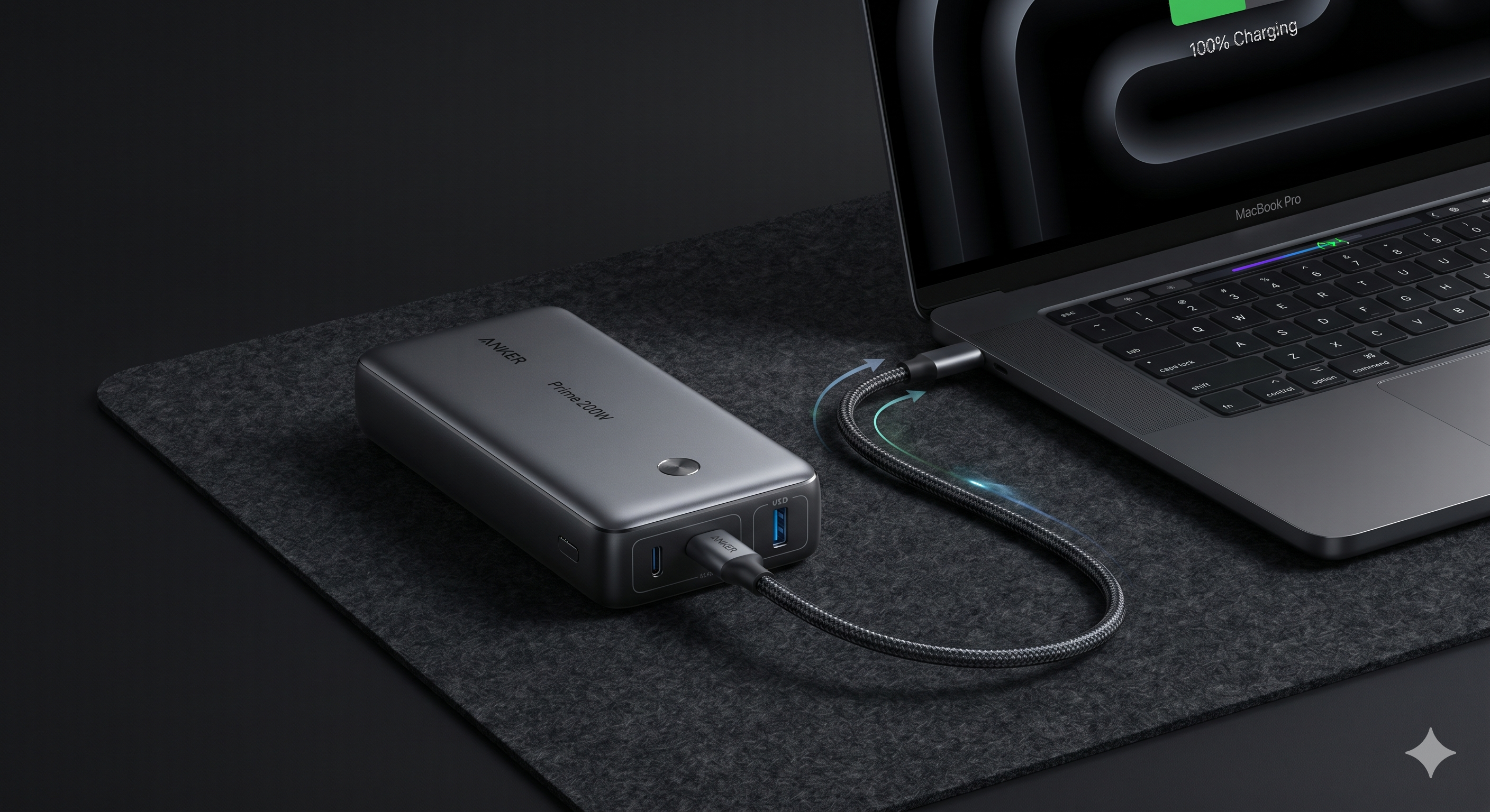 Batería Portátil Ultra Rápida Anker Prime 20,000mAh (200W)