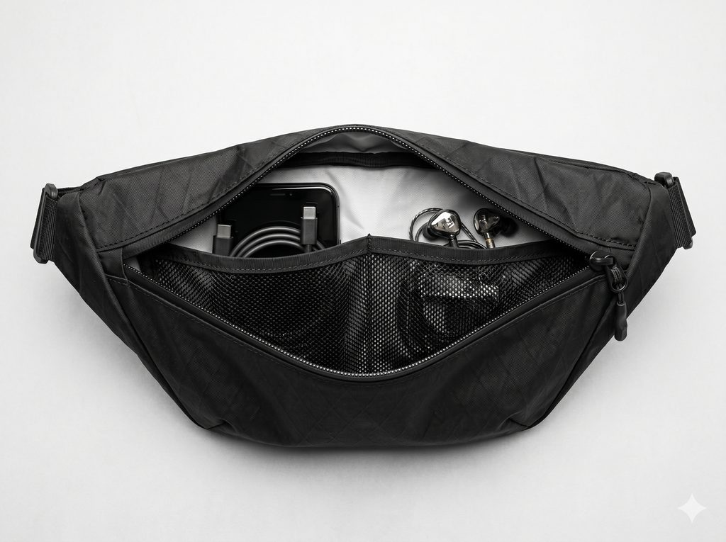 Mochila de Hombro Impermeable — Sling Bag Técnica Tech EDC