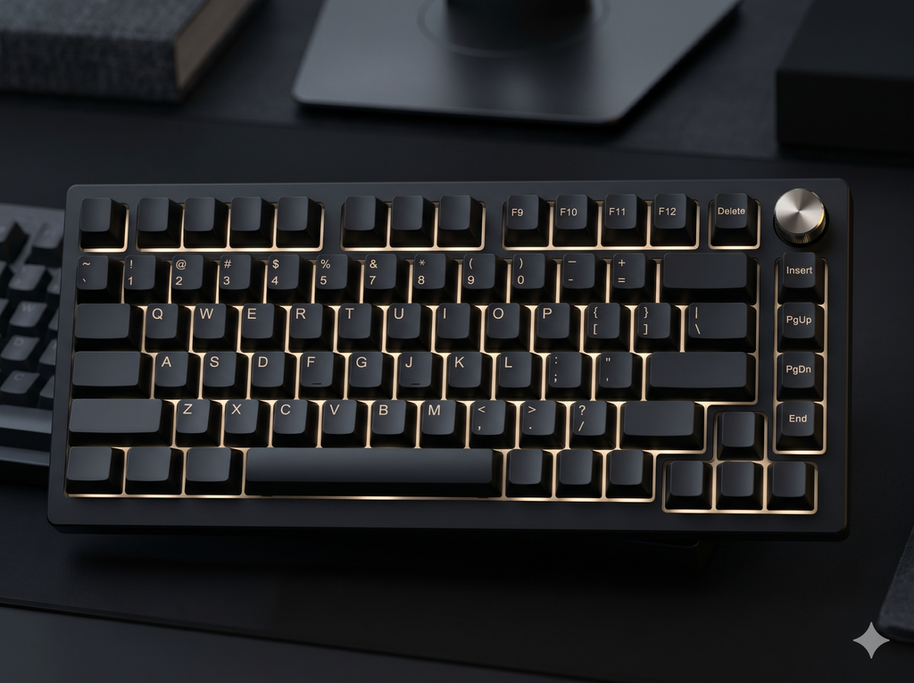 Teclado Mecánico Custom — Aula F75 (Layout 75% Inalámbrico)