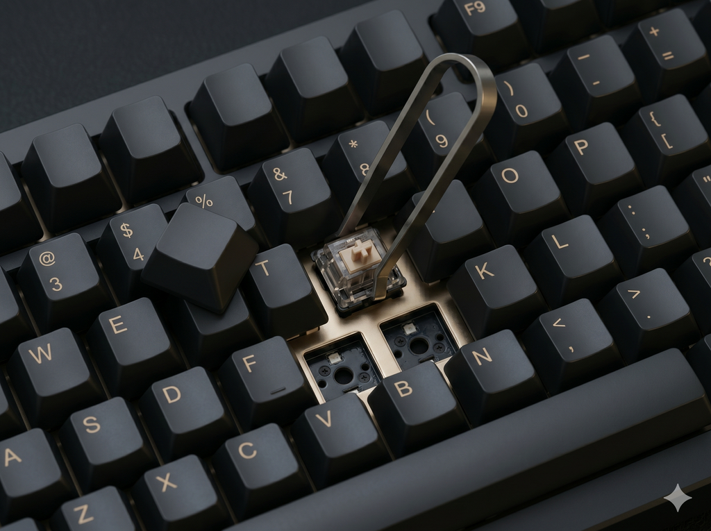 Teclado Mecánico Custom — Aula F75 (Layout 75% Inalámbrico)
