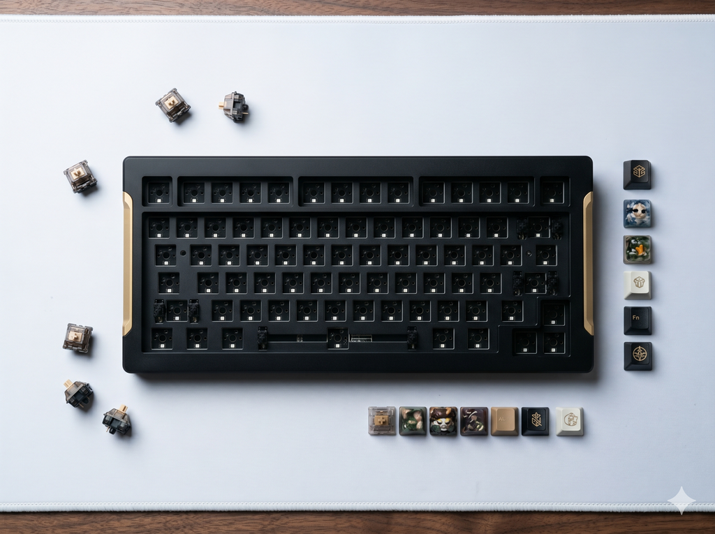 Kit de Teclado de Aluminio CNC — MonsGeek M1W V3 Barebone