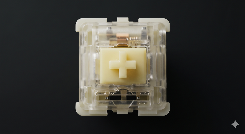 Switches Lineales Gateron Milky Yellow Pro (Pack de 70)