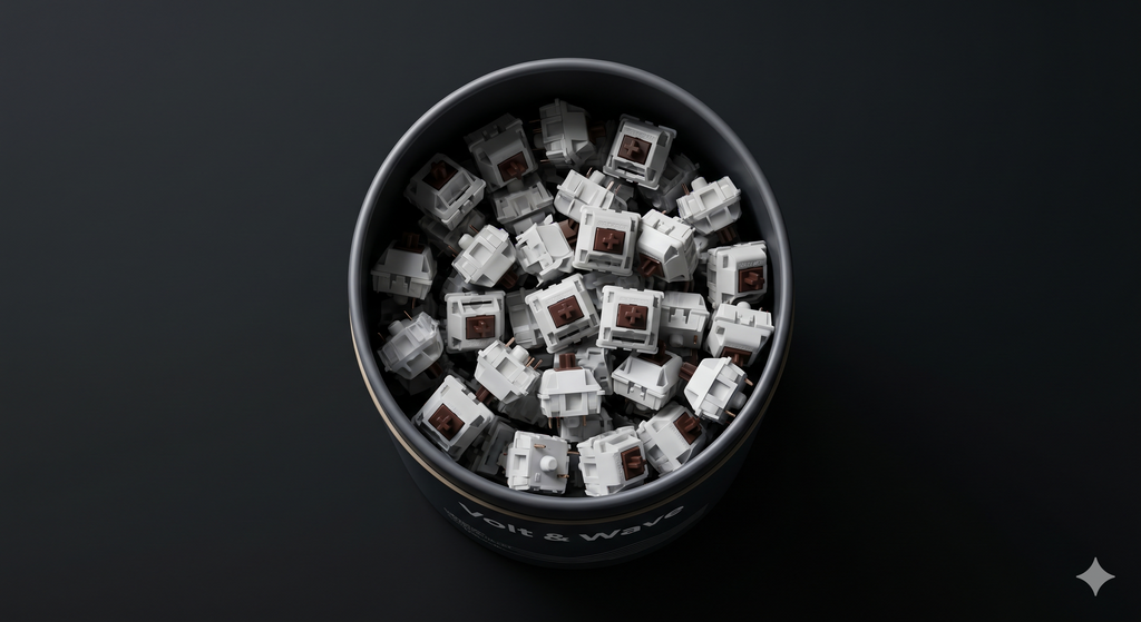 Switches Lineales Gateron Milky Yellow Pro (Pack de 70)