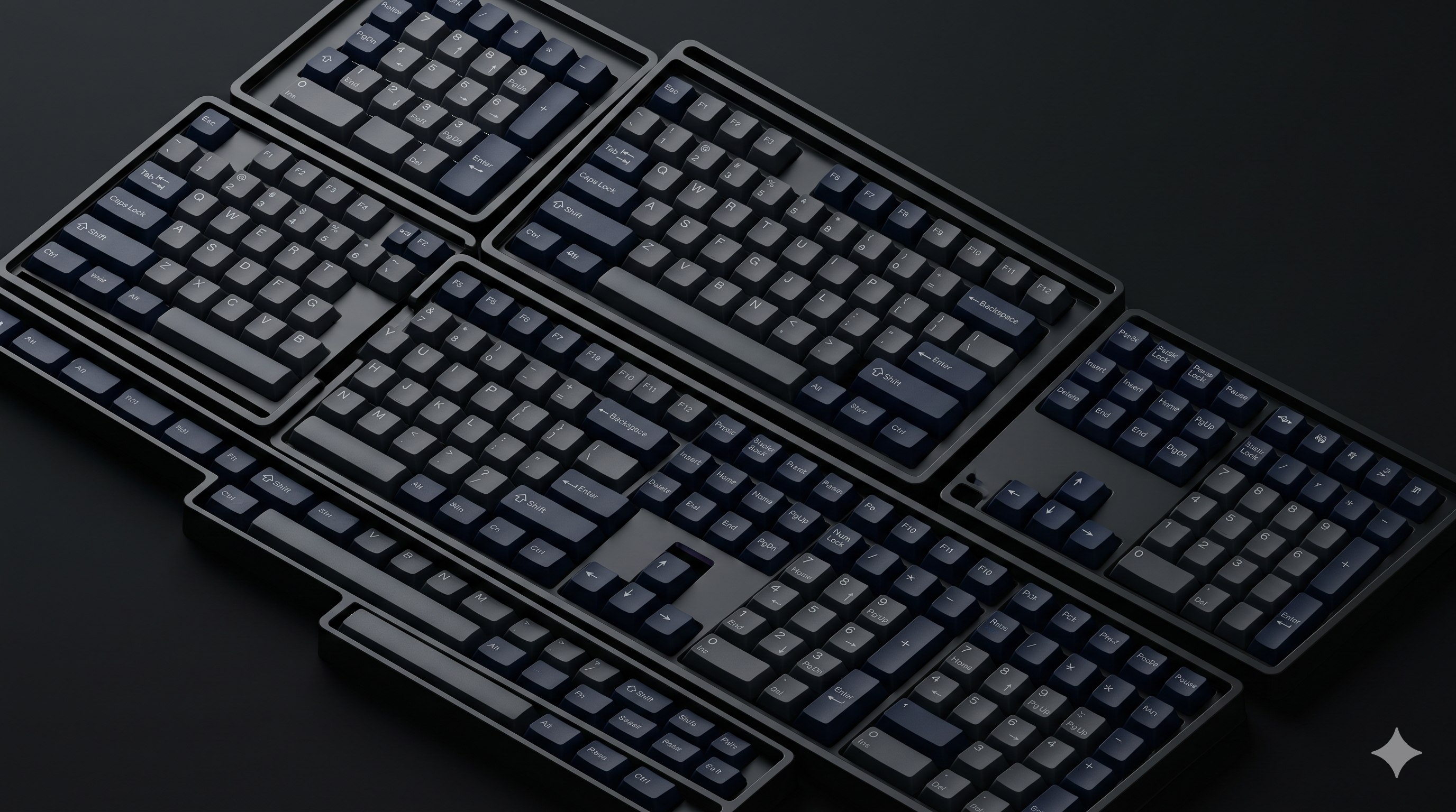 Set de Teclas Akko Cherry PBT Double-Shot (157 Teclas)
